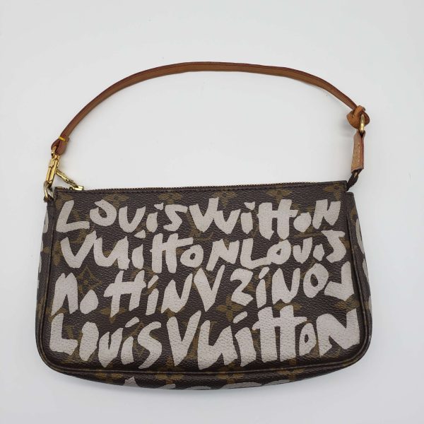 Louis Vuitton Accessories Brown Monogram Graffiti Hand Bag Online