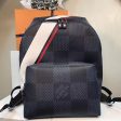 Louis Vuitton Apollo Backpack Damier Cobalt Canvas Red For Discount