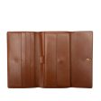 Brown Louis Vuitton Monogram Porte Tresor International Long Wallets Supply