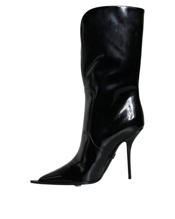 Dolce & Gabbana  Women s Patent Leather Knee-High Boots Discount