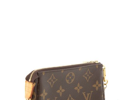 Louis Vuitton 2014  Monogram Mini Pouchette on Chain Online