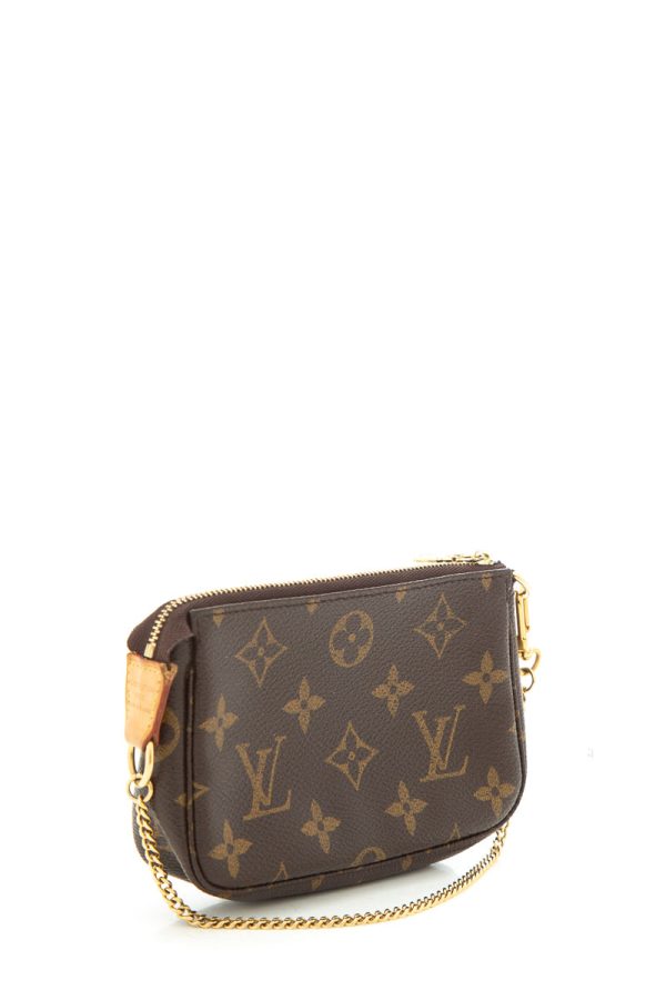 Louis Vuitton 2014  Monogram Mini Pouchette on Chain Online