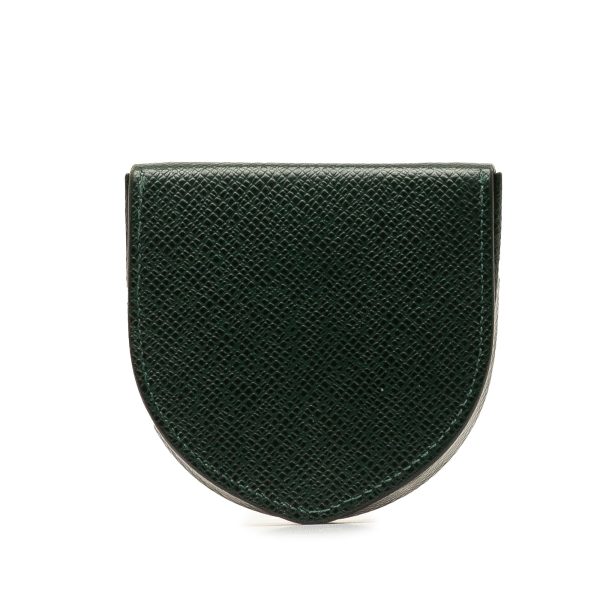 Green Louis Vuitton Taiga Porte Monnaie Cuvett Coin Pouch Supply