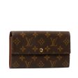 Brown Louis Vuitton Monogram Sarah Long Wallet Cheap