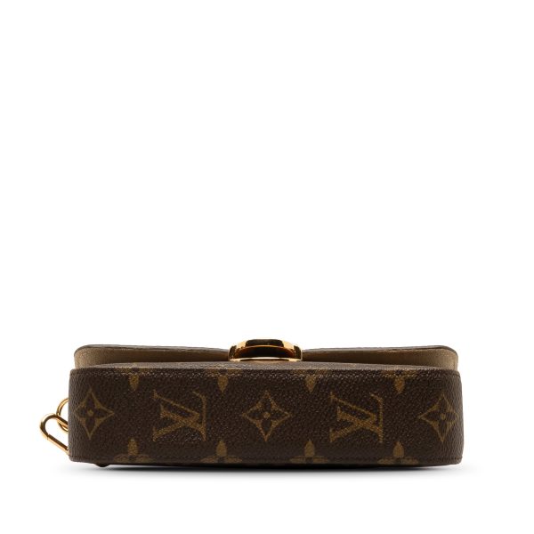 Brown Louis Vuitton Monogram Pochette Lagoon Clutch Bag For Discount