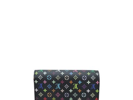 Louis Vuitton Black Multicolor Monogram Alexandra Wallet Discount