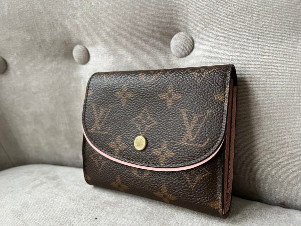 Louis Vuitton Ariane Compact Wallet Monogram Rose Ballerine For Sale