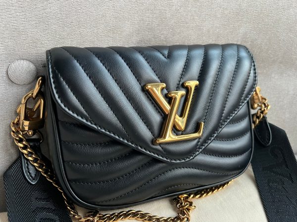 Louis Vuitton Black New Wave Multi Pochette Hot on Sale