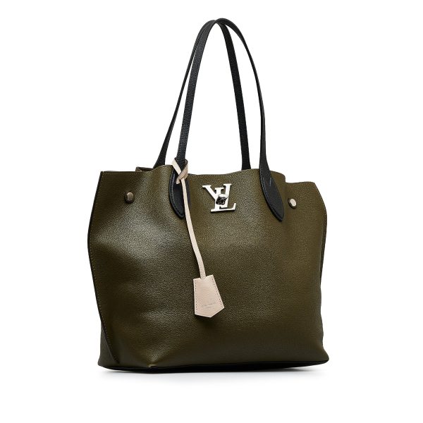 Green Louis Vuitton Lockme Go Tote Online Hot Sale