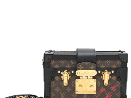 Louis Vuitton Black Monogram Petite Malle Bag For Cheap