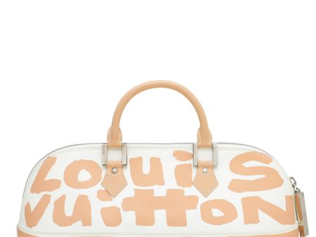 Louis Vuitton Beige Horizontal Alma Graffiti Bag on Sale