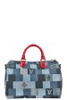 LOUIS VUITTON 2020 Patchwork Denim Speedy 30 Bandouliere on Sale