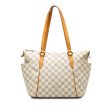 LOUIS VUITTON Totally PM in Damier Azur N41280 Tote Bag White Hot on Sale