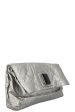 LOUIS VUITTON Altair Clutch Silver For Sale