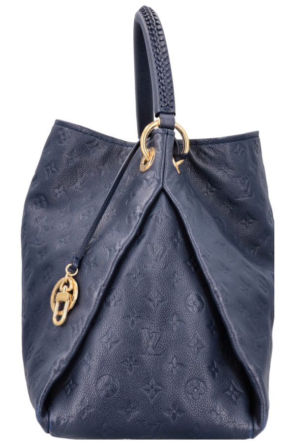 LOUIS VUITTON Artsy MM Empreinte Blue For Sale