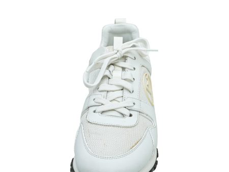 Louis Vuitton White Run Away Sneaker 37.5 Cheap