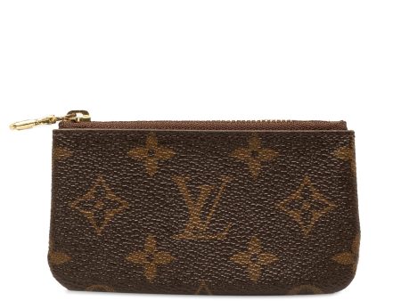 Brown Louis Vuitton Monogram Pochette Cles Coin Pouch Discount