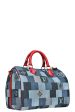 LOUIS VUITTON 2020 Patchwork Denim Speedy 30 Bandouliere on Sale