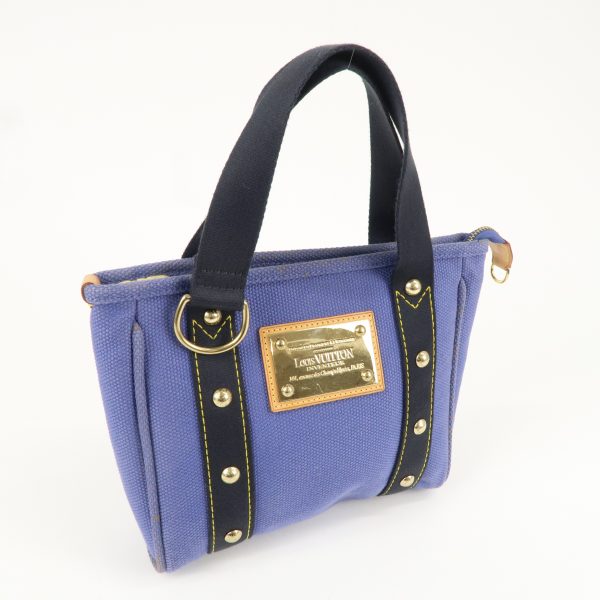 Louis Vuitton Antigua Cabas PM Hand Bag Blue M40090 Online Hot Sale