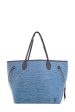 Louis Vuitton 2016 Blue Epi Denim Neverfull Handbag Online Sale