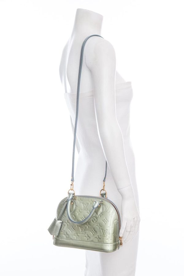 Louis Vuitton 2011 Green Vernis Alma Handbag Online