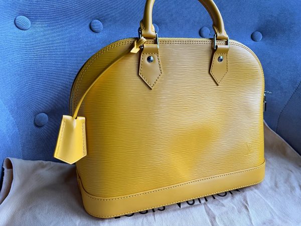 Louis Vuitton Alma PM Citron Yellow Epi Hot on Sale