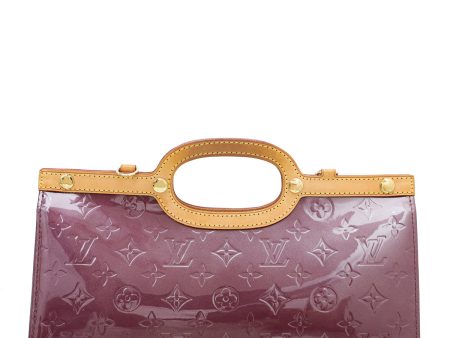 Louis Vuitton Violet Monogram Vernis Roxbury Drive Bag Discount