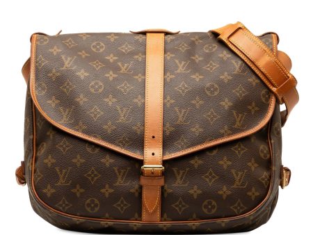 Brown Louis Vuitton Monogram Saumur 35 Crossbody Bag Online Hot Sale