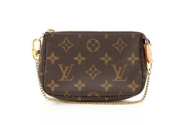 Louis Vuitton 2014  Monogram Mini Pouchette on Chain Online