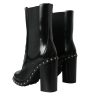 Dolce & Gabbana  Women s Black Leather Lace-Up Ankle Boots with Studs Supply