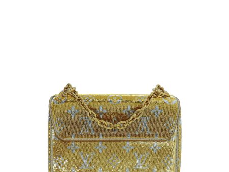 Louis Vuitton Tricolor Monogram Sequins Twist PM Bag For Sale