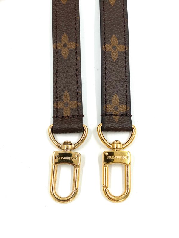 Louis Vuitton adjustable Monogram canvas shoulder strap on Sale