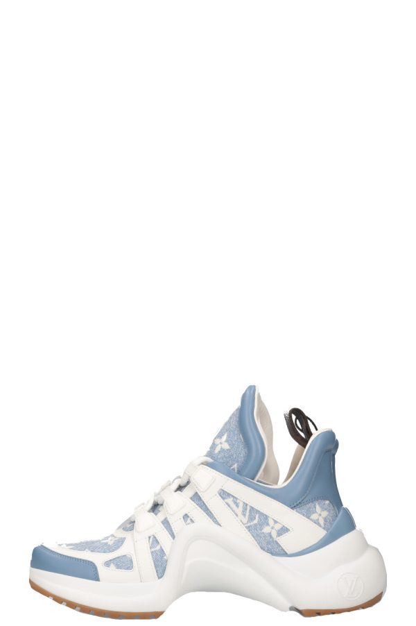 LOUIS VUITTON Archlight Sneakers Denim Blue For Discount