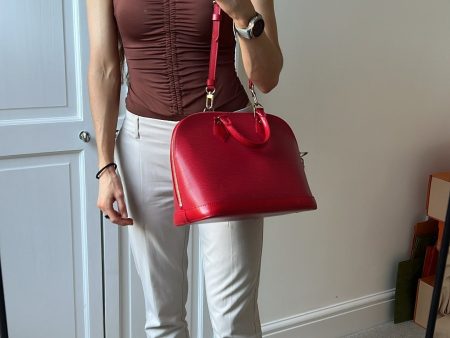 Louis Vuitton Alma PM Rouge Epi Hot on Sale