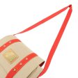 LOUIS VUITTON Antigua Buzas PM Shoulder Bag Beige Red M40041 For Sale