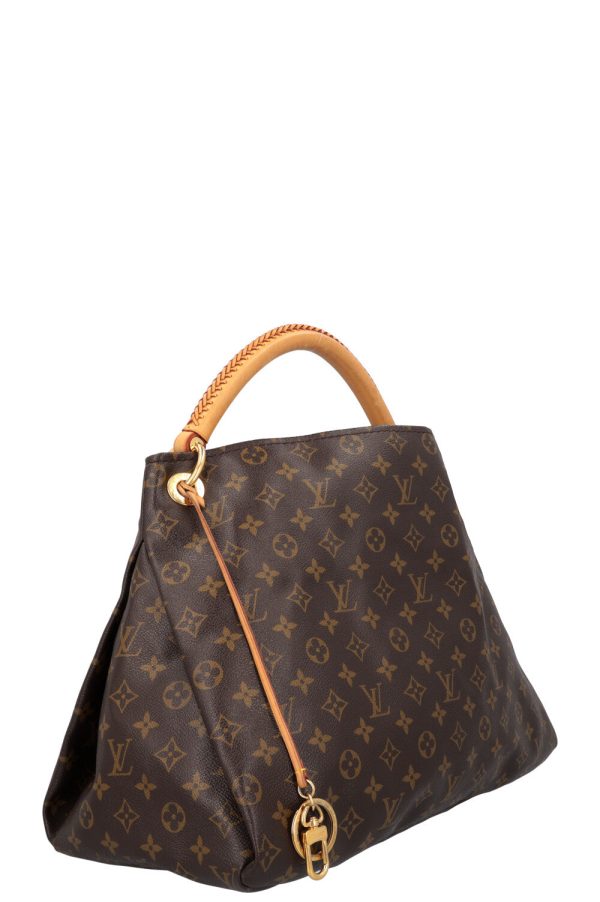 LOUIS VUITTON Artsy MM Hobo Bag MNG Canvas Online now