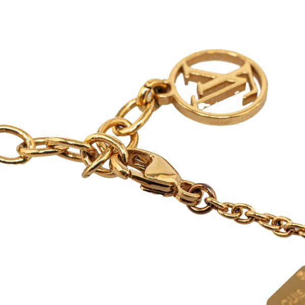 Gold Louis Vuitton Essential V Bracelet Sale