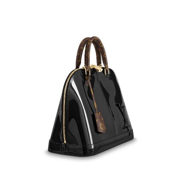 Louis Vuitton Alma PM Bag Patent Leather Black Sale