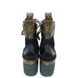 Louis Vuitton Bicolor Monogram and Suede Laureate Desert Boot 36 For Cheap