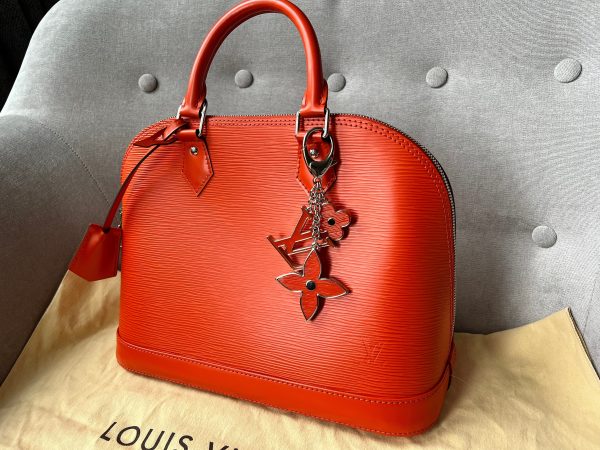 Louis Vuitton Alma PM Orange Epi on Sale