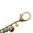 Gold Louis Vuitton Porte Cles Chaine Grelots Bag Charm Key Chain Discount