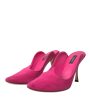 Dolce & Gabbana  Suede Pointed Toe Slingback Mules - Pink Hot on Sale