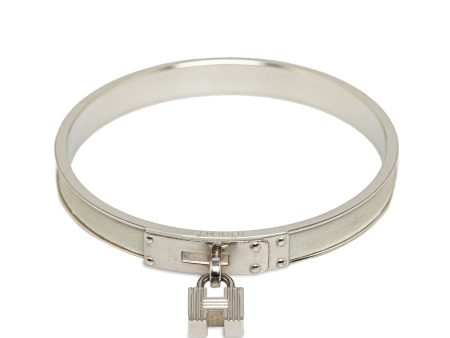 Gray Louis Vuitton Kelly H Lock Bangle Costume Bracelet Hot on Sale