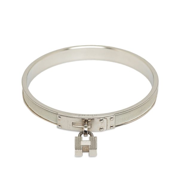 Gray Louis Vuitton Kelly H Lock Bangle Costume Bracelet Hot on Sale