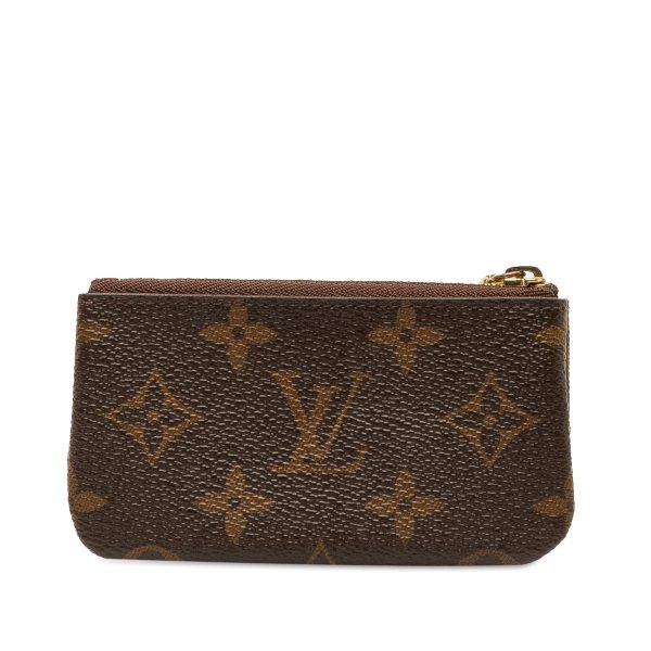 Brown Louis Vuitton Monogram Pochette Cles Coin Pouch Discount