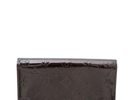 Louis Vuitton Amarante Monogram Vernis Sarah Wallet Hot on Sale