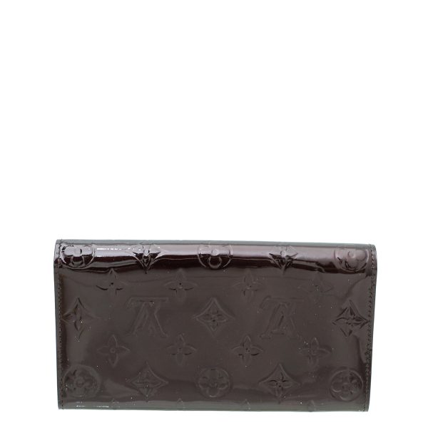 Louis Vuitton Amarante Monogram Vernis Sarah Wallet Hot on Sale