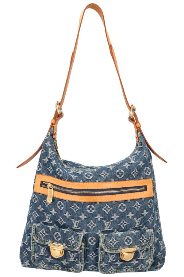 LOUIS VUITTON Baggy Bag GM Denim Blue Supply