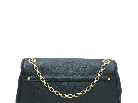 Louis Vuitton Black Monogram Empreinte Saint Germain PM Bag Cheap