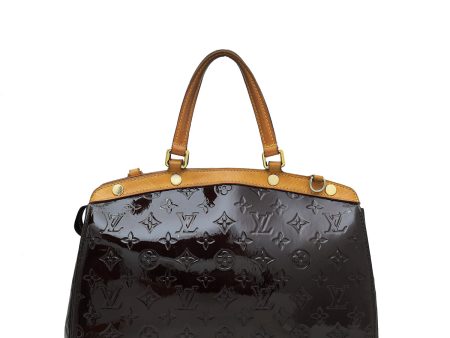 Louis Vuitton Amarante Monogram Vernis Brea MM Bag Cheap